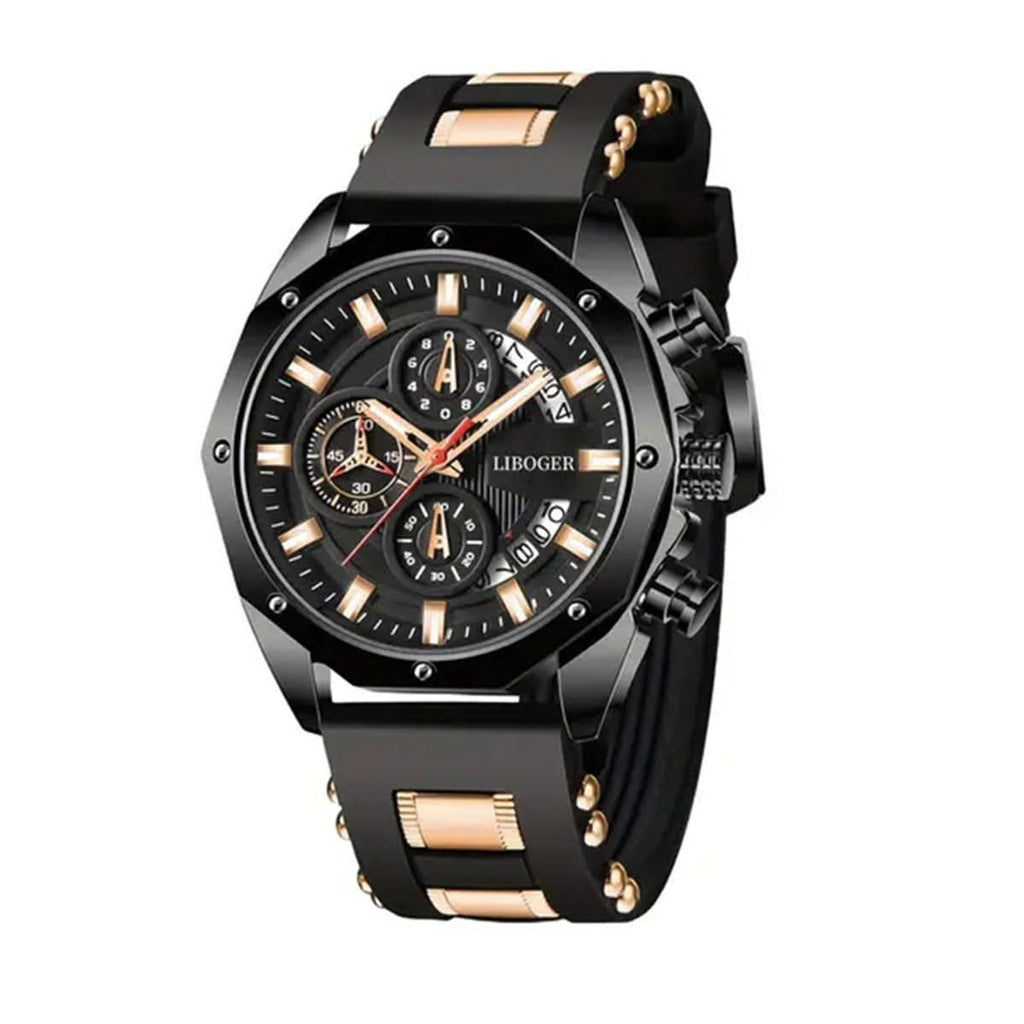 2024 Premium Classic Men's Chronograph Watch – Luminous, Waterproof, Casual
